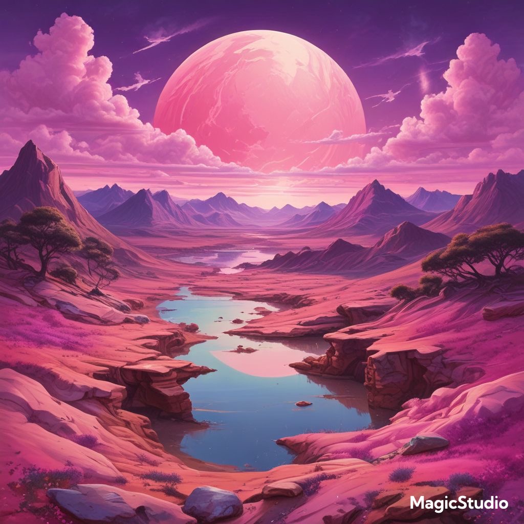 DJ facing a crowd at his deck. Photo with a purple hue